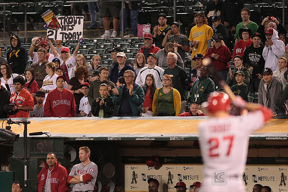 MLB: Los Angeles Angels at Oakland Athletics