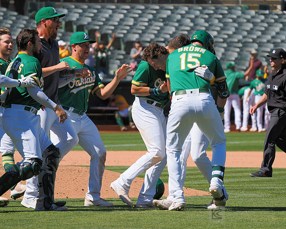 MLB: Miami Marlins at Oakland Athletics