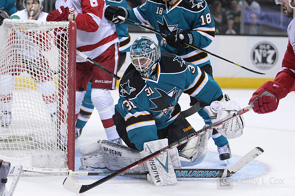 NHL: Detroit Red Wings at San Jose Sharks