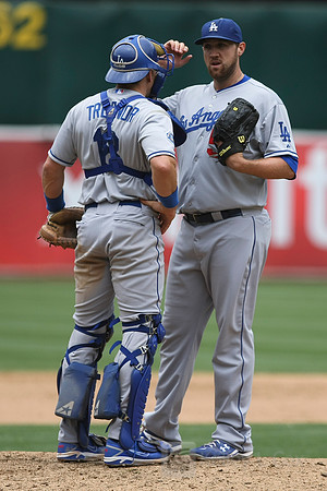 MLB: Los Angeles Dodgers at Oakland Athletics