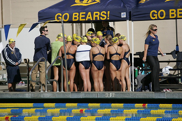 Cal Women's Swimming vs USC