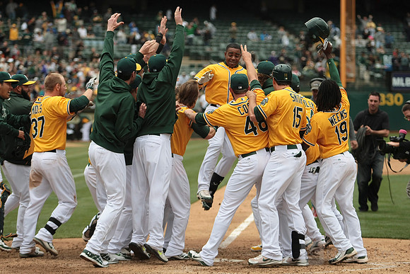 MLB: Los Angeles Dodgers at Oakland Athletics
