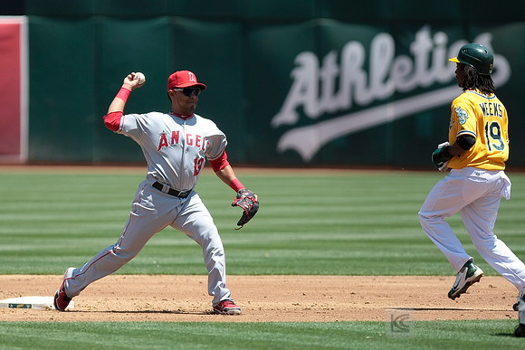 MLB: Los Angeles Angels at Oakland Athletics