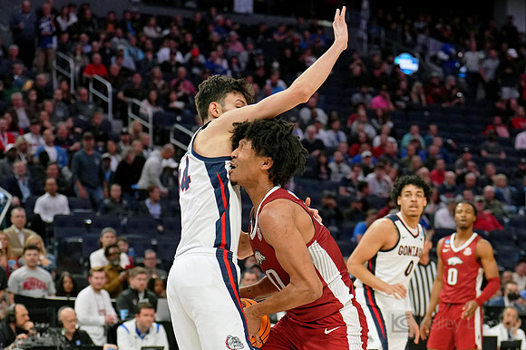 NCAA Basketball: NCAA Tournament West Regional-Arkansas vs Gonzaga