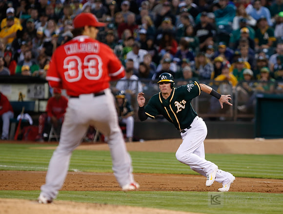 MLB: Los Angeles Angels at Oakland Athletics