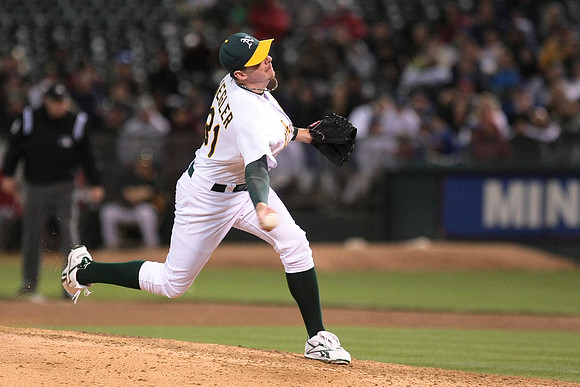 MLB: Los Angeles Angels at Oakland Athletics