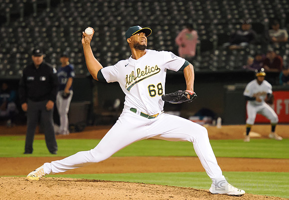 MLB: Seattle Mariners at Oakland Athletics