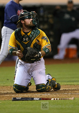 MLB: Cleveland Indians at Oakland Athletics