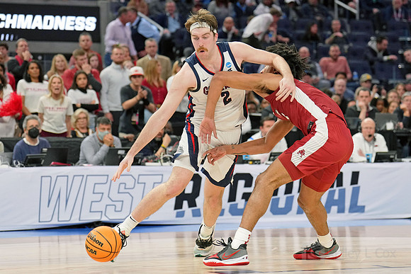 NCAA Basketball: NCAA Tournament West Regional-Arkansas vs Gonzaga