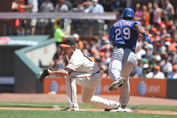 MLB: Texas Rangers at San Francisco Giants