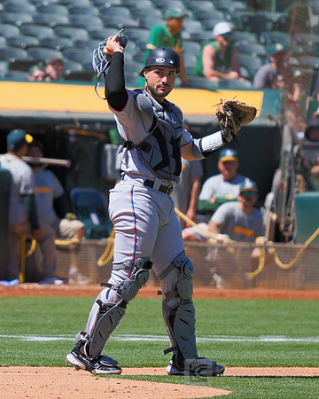 MLB: Miami Marlins at Oakland Athletics