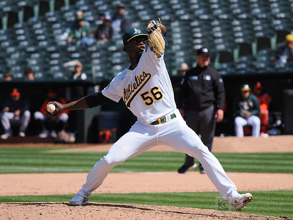 MLB: Baltimore Orioles at Oakland Athletics