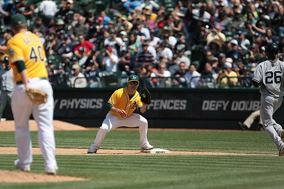 MLB: New York Yankees at Oakland Athletics