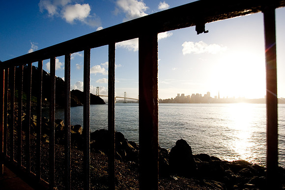 Bay Bridge from Yerba Buena Island