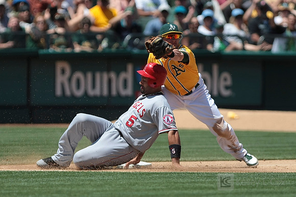 MLB: Los Angeles Angels at Oakland Athletics