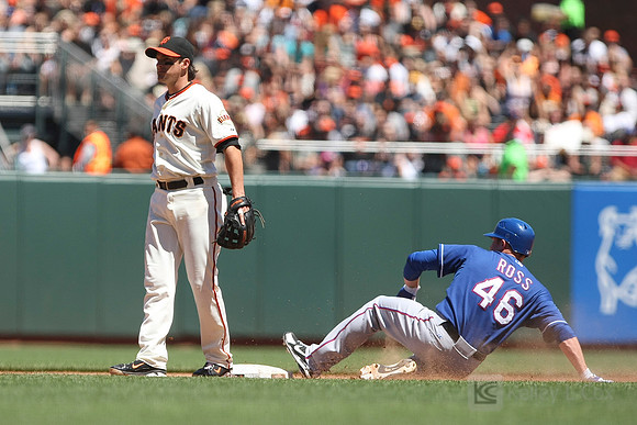 MLB: Texas Rangers at San Francisco Giants