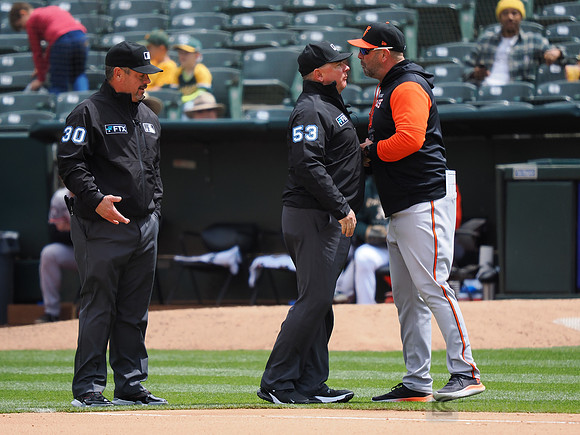 MLB: Baltimore Orioles at Oakland Athletics