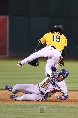MLB: Los Angeles Dodgers at Oakland Athletics