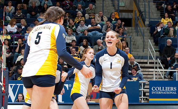 Cal Volleyball vs ASU
