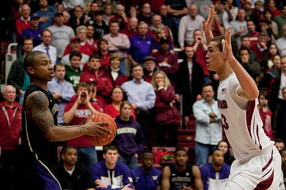 NCAA MEN'S BASKETBALL 2011 - Jan 13 - Washington at Stanford