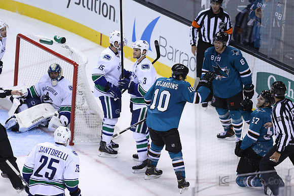 NHL: Vancouver Canucks at San Jose Sharks