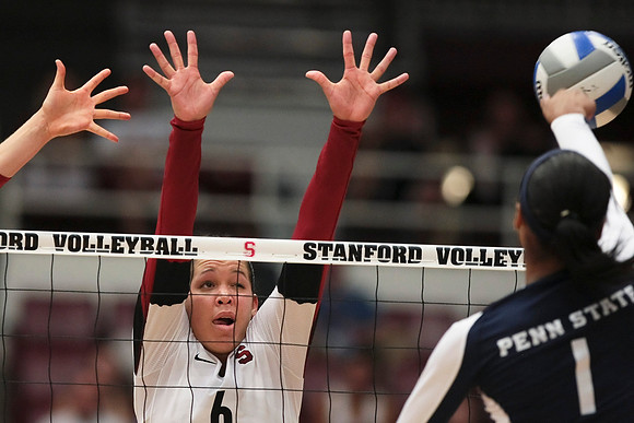 NCAA VOLLEYBALL: SEP 9 Nike Volleyball Big Four Classic - Stanford vs Penn State