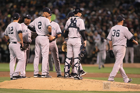 MLB: New York Yankees at Oakland Athletics