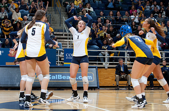 Cal Volleyball vs ASU