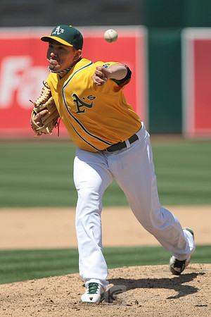 MLB: Los Angeles Angels at Oakland Athletics