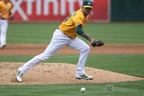 MLB: Los Angeles Dodgers at Oakland Athletics
