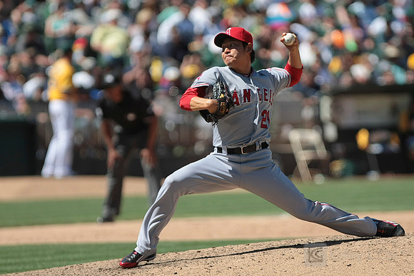 MLB: Los Angeles Angels at Oakland Athletics