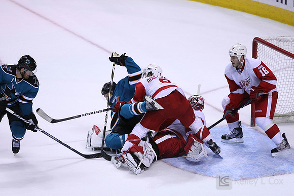 NHL: Detroit Red Wings at San Jose Sharks