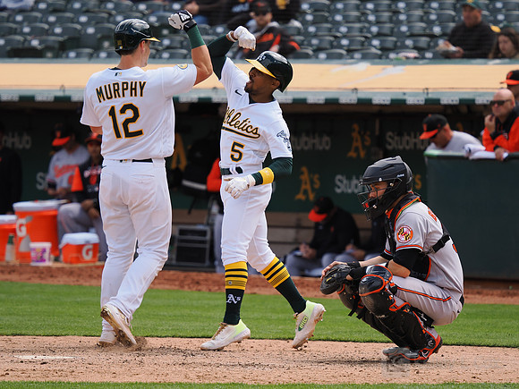 MLB: Baltimore Orioles at Oakland Athletics