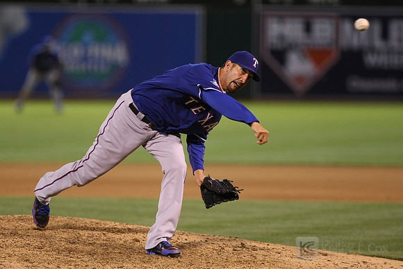 MLB: Texas Rangers at Oakland Athletics