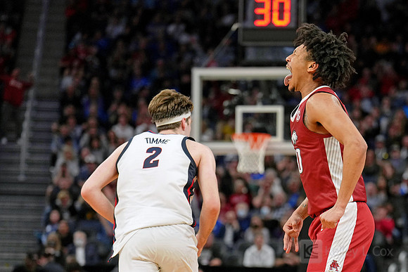 NCAA Basketball: NCAA Tournament West Regional-Arkansas vs Gonzaga