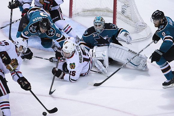 NHL: Chicago Blackhawks at San Jose Sharks