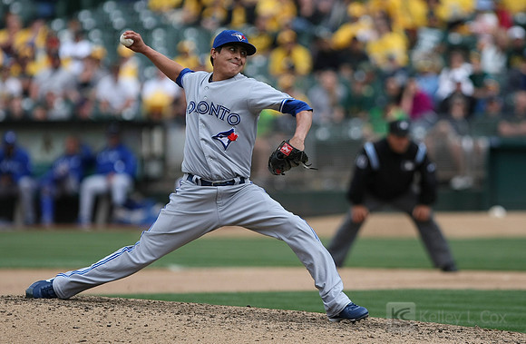 MLB: Toronto Blue Jays at Oakland Athletics