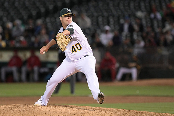 MLB: Los Angeles Angels at Oakland Athletics