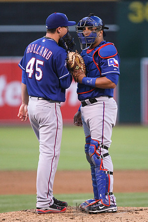 MLB: Texas Rangers at Oakland Athletics