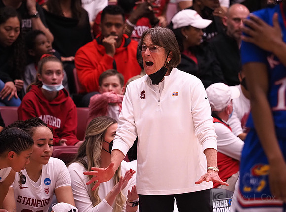 NCAA Womens Basketball: NCAA Tournament - Second Round-Kansas at Stanford