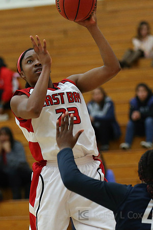 Cal State East Bay Pioneers forward Tori Breshers (23)