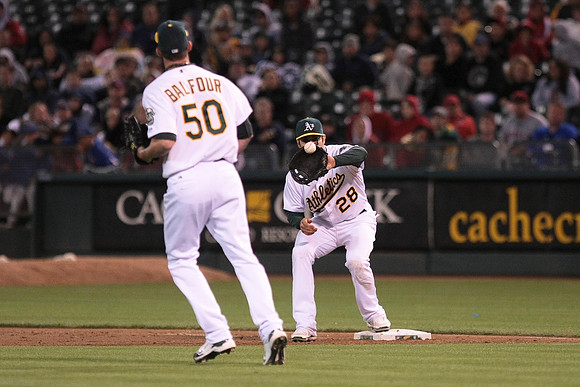 MLB: Los Angeles Angels at Oakland Athletics