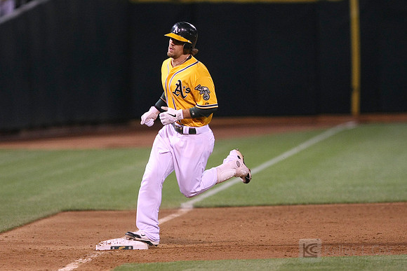 MLB: Texas Rangers at Oakland Athletics