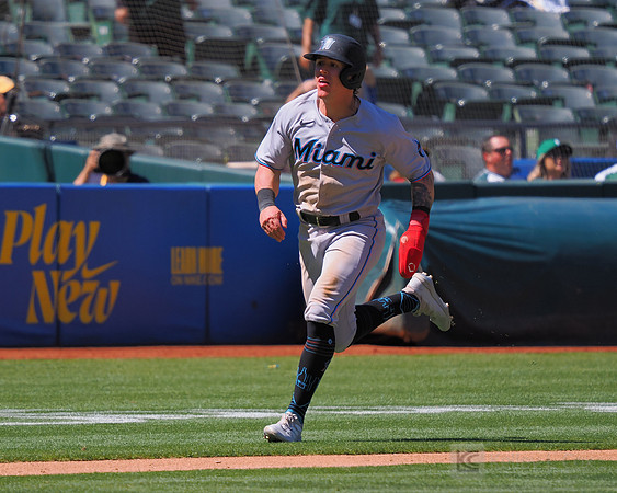 MLB: Miami Marlins at Oakland Athletics