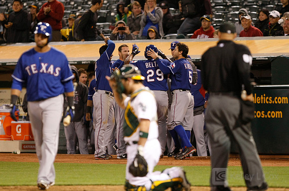 MLB: Texas Rangers at Oakland Athletics
