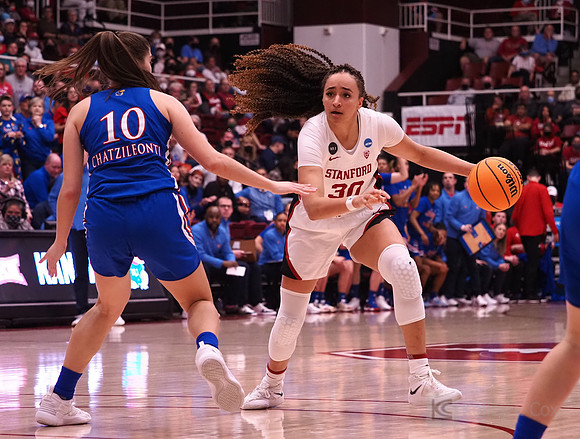 NCAA Womens Basketball: NCAA Tournament - Second Round-Kansas at Stanford