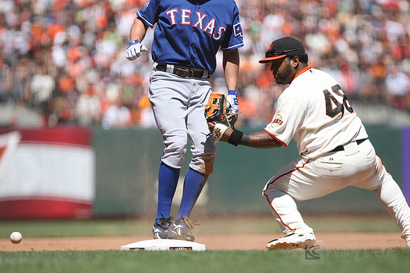 MLB: Texas Rangers at San Francisco Giants