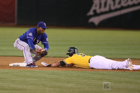 MLB: Texas Rangers at Oakland Athletics