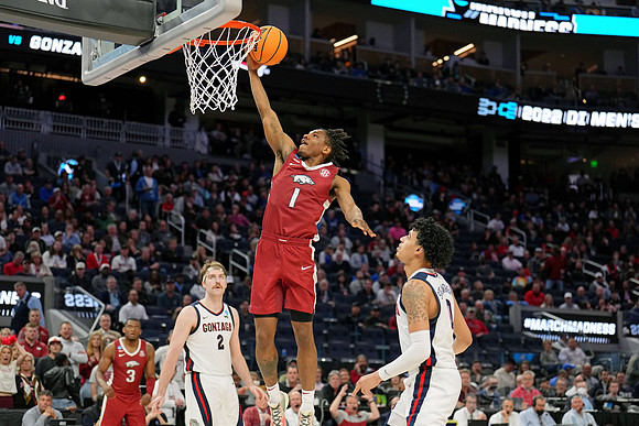 NCAA Basketball: NCAA Tournament West Regional-Arkansas vs Gonzaga