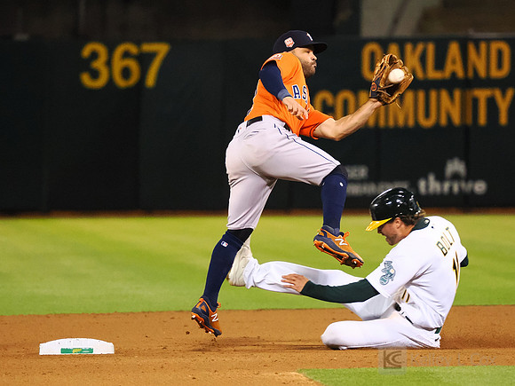 MLB: Houston Astros at Oakland Athletics